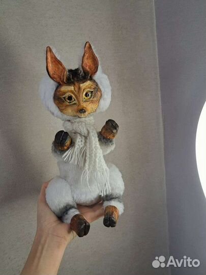 Игрушка в смешанной технике