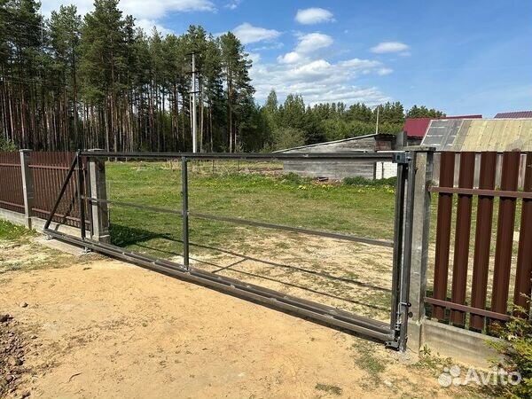 Откатные ворота. Свое производство