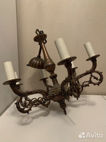 Бронзовая люстра СССР