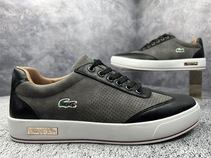 Кеды Lacoste из натурального нубука