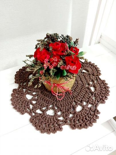 Салфетки вязаные крючком