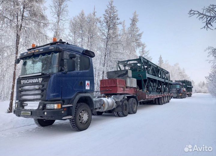 Перевозка негабарита, услуги трала