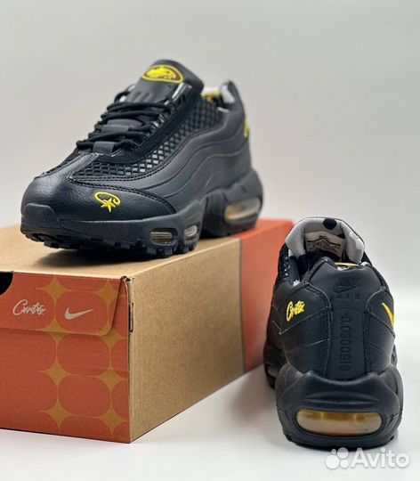 Кроссовки черные мужские Nike Corteiz Air Max 95