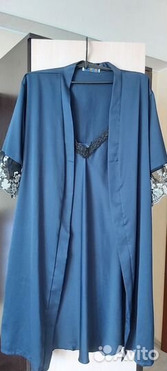 Женский халатик шелковый
