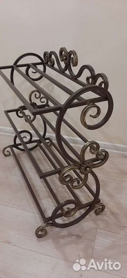 Обувница в прихожую кованная