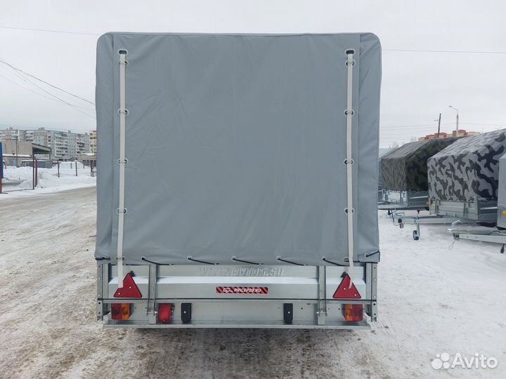 Прицеп 2-х осный 3,5 х 1,5 R16 на подрамнике