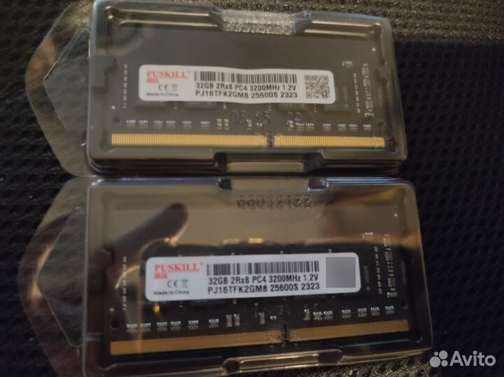 Puskill DDR4 SO-dimm 2 x 32 GB 3200 (PJ16TFK2GM8)