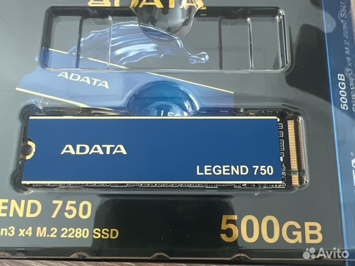 Nvme ssd Adata legend 750 500gb