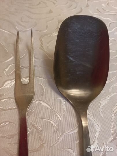 Титановая ложка вилка СССР