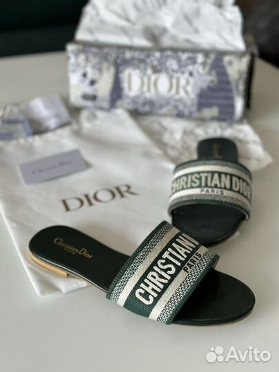 Шлепанцы christian dior