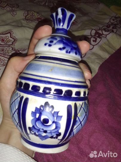 Сахарница Гжель