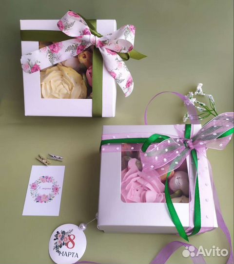 Коробочка с зефиром