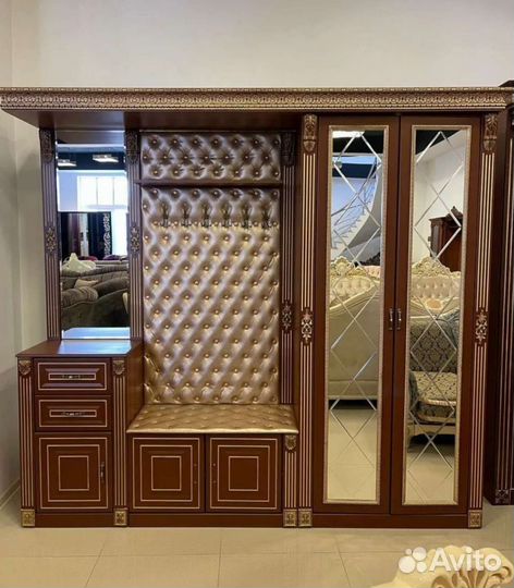 Прихожая Барокко крем золото цена весь размер