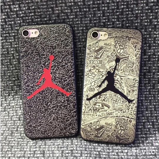 Силиконовые чехлы Jordan для iPhone 5/6/7