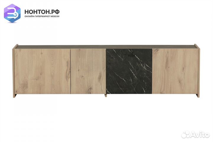 Тв-тумба Адажио 56.01 небула / мрамор черный