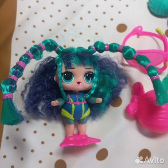 Кукла лол с волосами