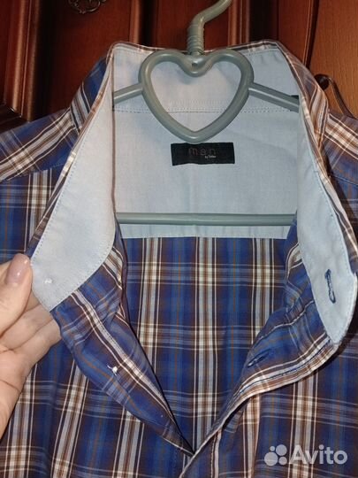 Мужская рубашка в клетку