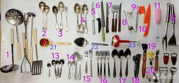 Столовые приборы СССР мельхиор