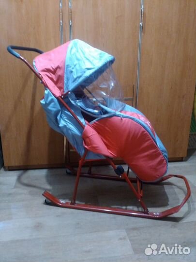 Детские санки коляска