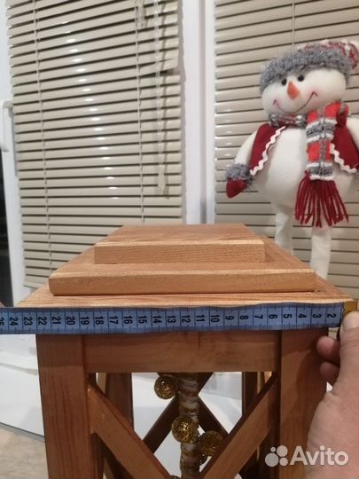 Новогодний фонарь декоративный