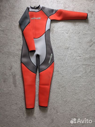 Гидрокостюм детский Free-Sub 3мм красный размер L