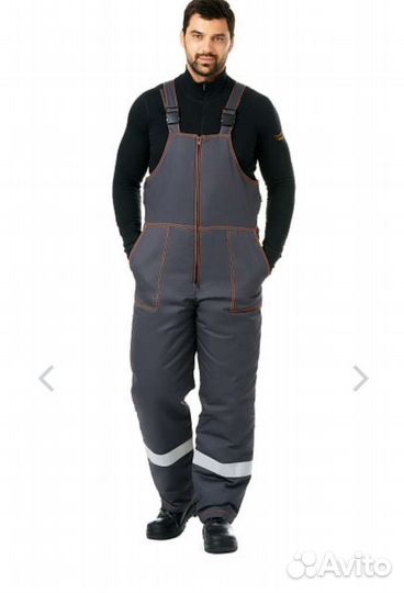 Полукомбинезон мужской зимний 52-54/170-176