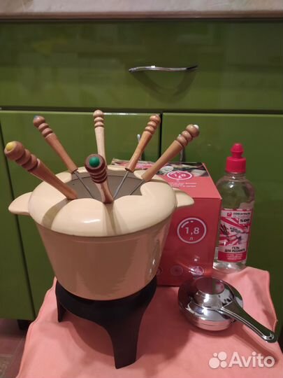 Набор для фондю чугунный