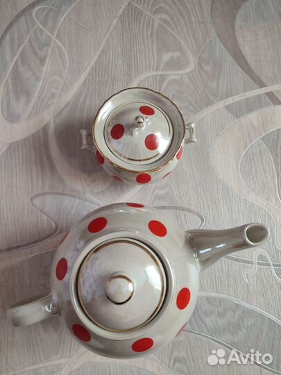 Чайник заварочный, сахарница новый СССР