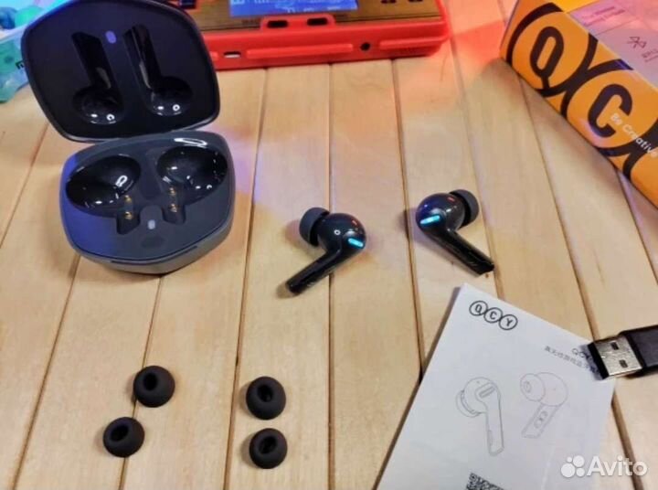 Беспроводные наушники Xiaomi QCY G1 игровые Новые