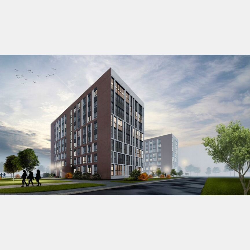 2-к. квартира, 52,4 м², 4/8 эт.
