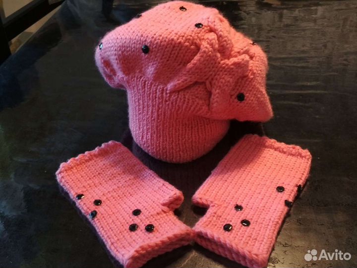 Митенки и берет