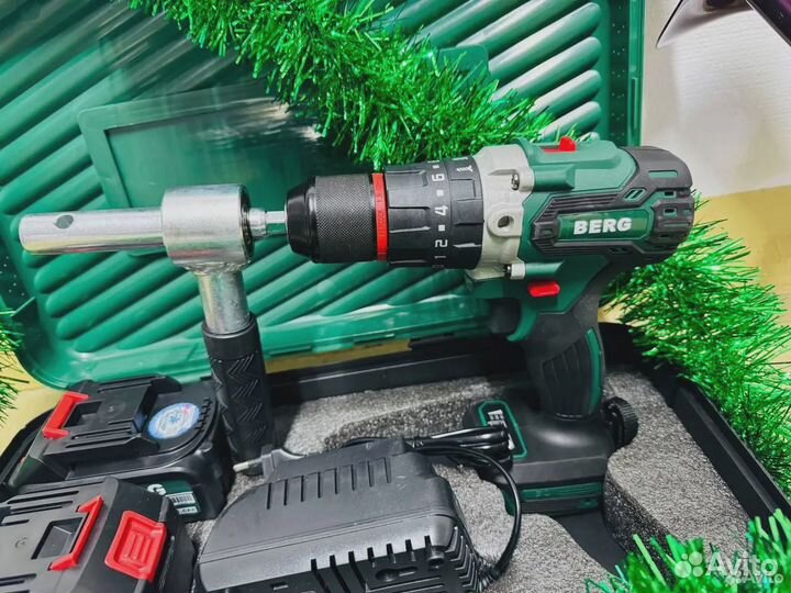 Шуруповерт для ледобура Berg 200Nm 12Ah