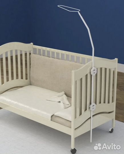 Балдахин в детскую кроватку с держателем