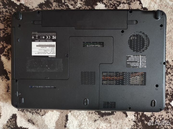 Ноутбук toshiba intel i3