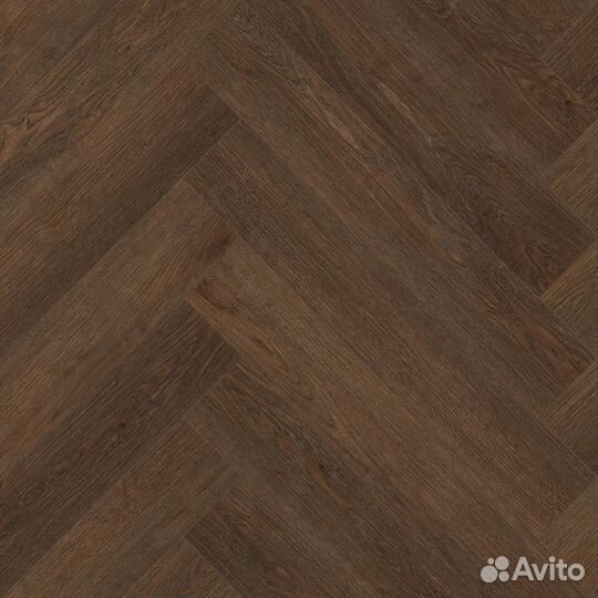 Плитка кварцвиниловая Glorious дуб коричневый замковая 1,95 кв.м 4 мм с фаской художественная