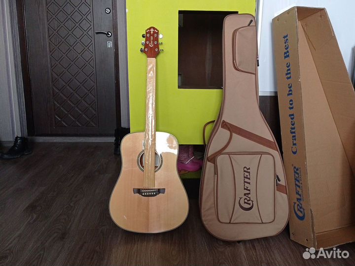Акустическая гитара crafter d8/ NC+ чехол
