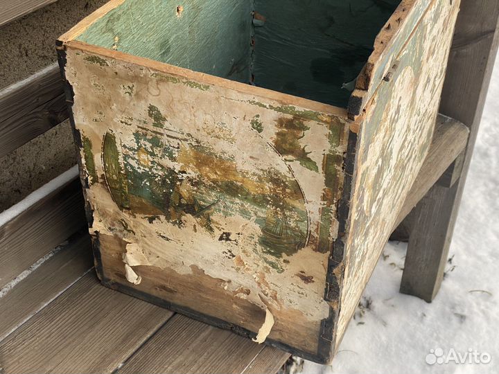 Ящик чайный, Высоцкий и Гоцъ. Дореволюционный