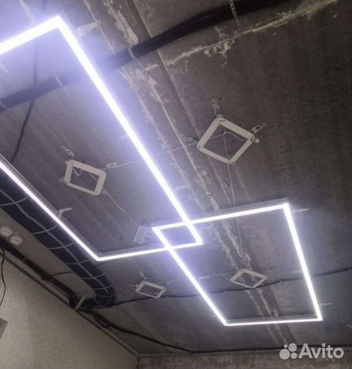 Установка натяжных потолков