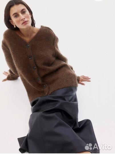 Кардиган H&M из смесового мохера New 2024
