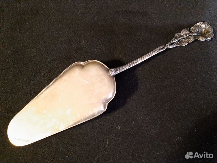 Лопатка для торта/ серебрение Хильдесхаймская роза