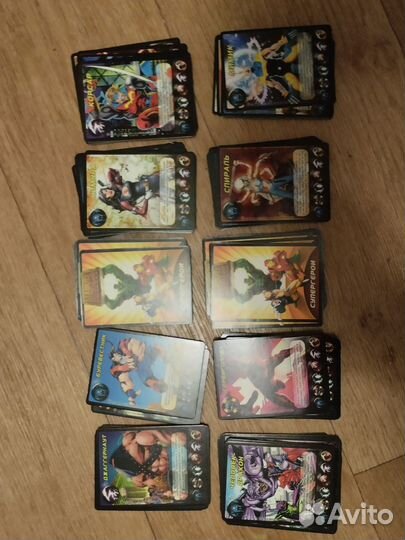 Карточки Супергерои