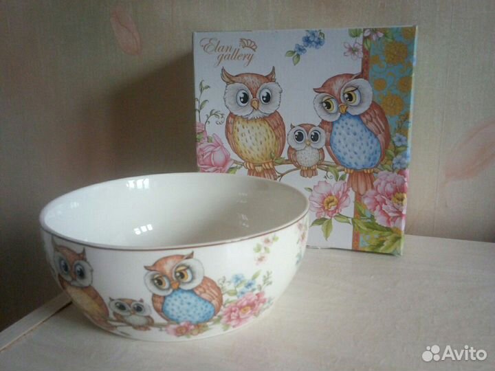 Салатник фарфоровый большой