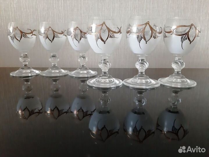 Рюмки из Чешского стекла (Bohemia)