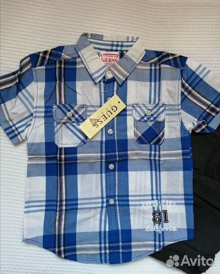 Рубашка Guess новая, рост 119-123 см
