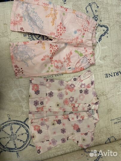 Шорты одежда на девочку 1-3мес
