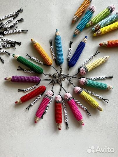 Брелок карандашик с именем