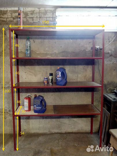 Стеллажи металические