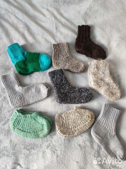Шерстяные носки для малышей