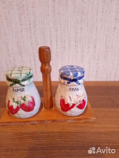 Солонка для соли и перца бу