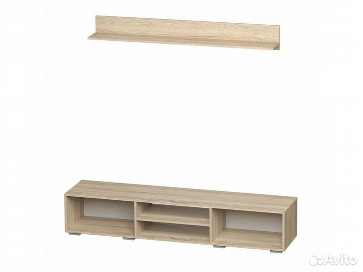 Тумба общего назначения тб-11 Милан Сонома/белый